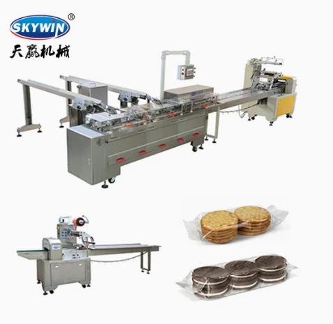 Equipamento de biscoitos de creme de alto custo para fabrica&ccedil;&atilde;o de biscoitos de sandu&iacute;che de m&aacute;quina