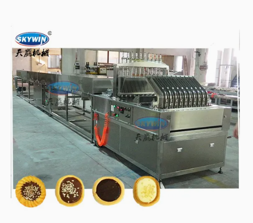 آلة صنع بسكويت الشوكولاتة Skywin، آلة تخزين المربى ونفق التبريد