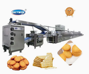 Skywin mini tipo linha de produ&ccedil;&atilde;o de m&aacute;quina para fabrica&ccedil;&atilde;o de biscoitos macia e dura de 400-1200mm