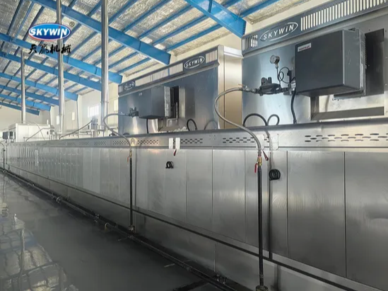 Ligne de production de machine de fabrication de biscuits mous de sabl&eacute;s au chocolat Skywin