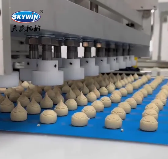 ماكينة صنع الكوكيز بحشوة الشوكولاتة بلونين من Skywin