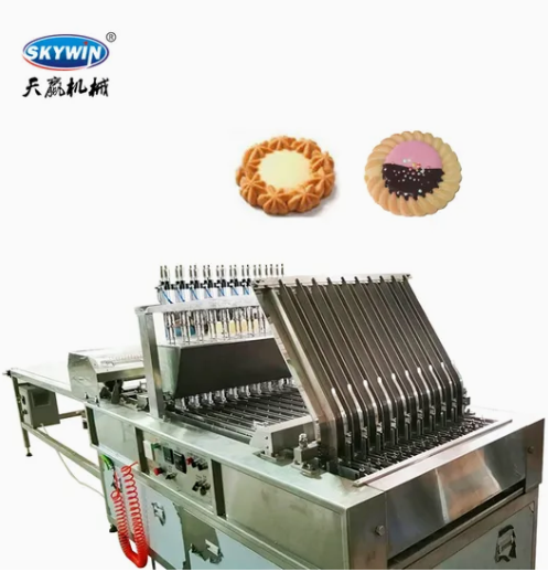 M&aacute;quina autom&aacute;tica para fabricar galletas y tartas con dep&oacute;sito de chocolate Skywin